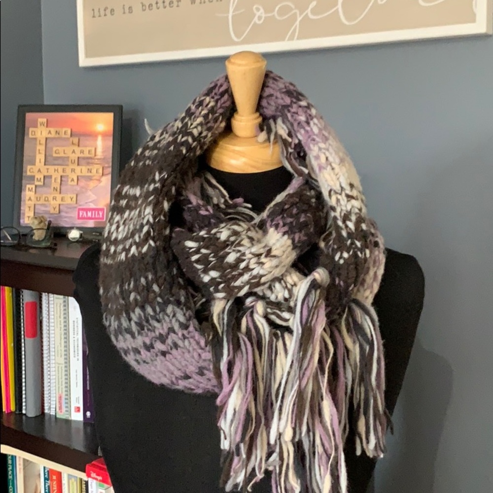 Frye wool blend infinity scarf